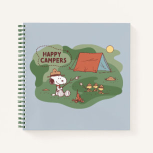 Carnet cacahuètes   Snoopy & Woodstock Happy Campers