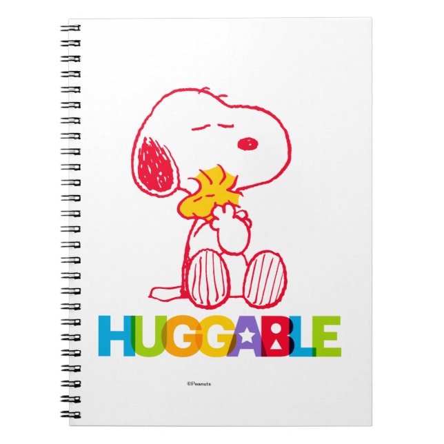 Carnet cacahuètes | Snoopy & Woodstock Huggable (Devant)