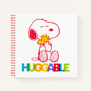 Carnet cacahuètes   Snoopy & Woodstock Huggable