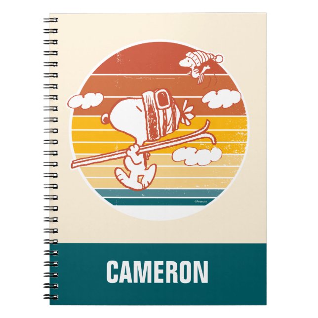 Carnet cacahuètes | Snoopy & Woodstock Ski Trip (Devant)