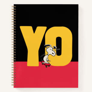 Carnet cacahuètes Snoopy YO Skateboard
