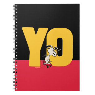 Carnet cacahuètes Snoopy YO Skateboard