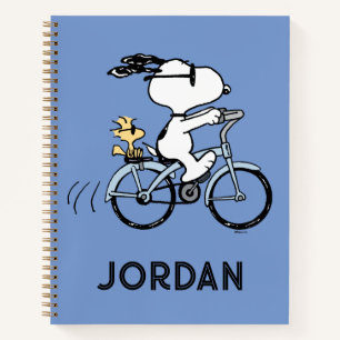 Carnet cacahuètes Vélo Snoopy & Woodstock