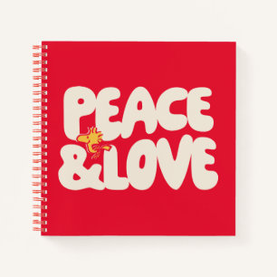 Carnet cacahuètes   Woodstock Peace & Love