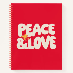 Carnet cacahuètes Woodstock Peace & Love