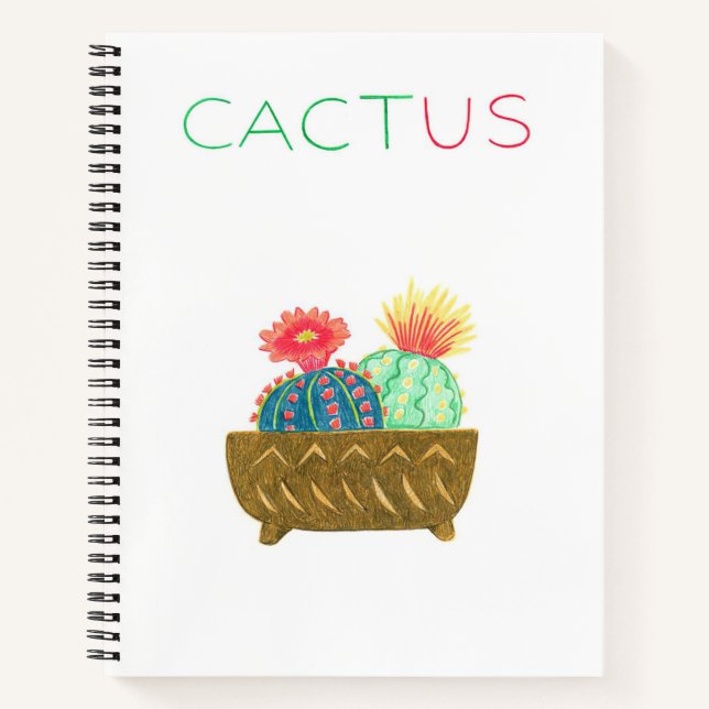 Carnet Cactus (Devant)
