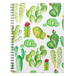 Carnet Cactus aquarelle