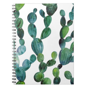 Carnet Cactus Craze : Tendance de l'aquarelle tropicale