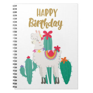 Carnet Cactus Joyeux anniversaire