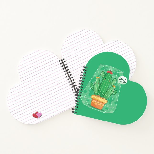 Carnet Cactus mignon (Intérieur)