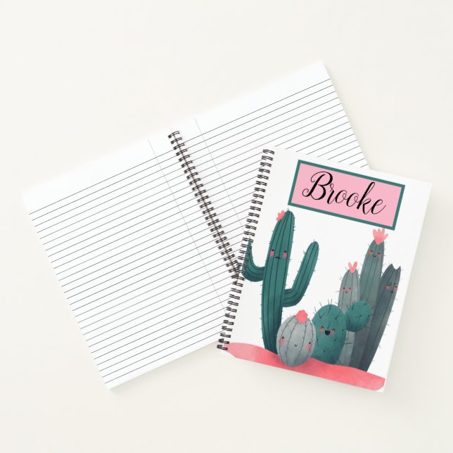 Carnet Cactus mignon (Intérieur)