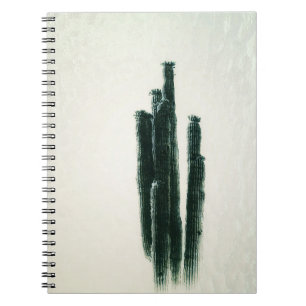 Carnet Cactus moderne Photo Art Green