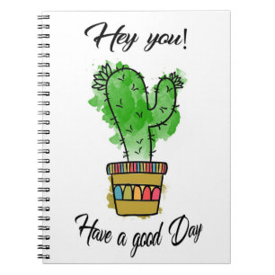 Carnet Cactus Passez Une Bonne Journée