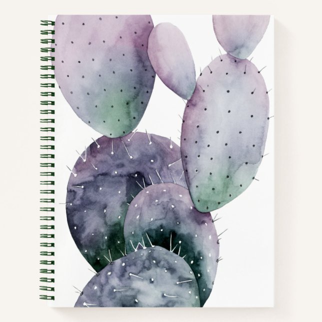 Carnet Cactus pourpre (Devant)