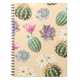 Carnet Cactus Succulent : Motif de détail élevé