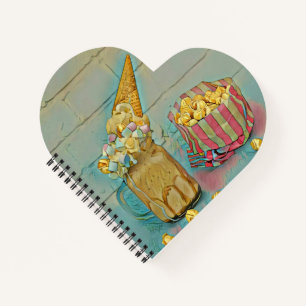 Carnet Cadeau amoureux de crème glacée