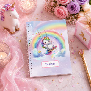 Carnet Cadeau d'anniversaire de fille licorne pastel magi