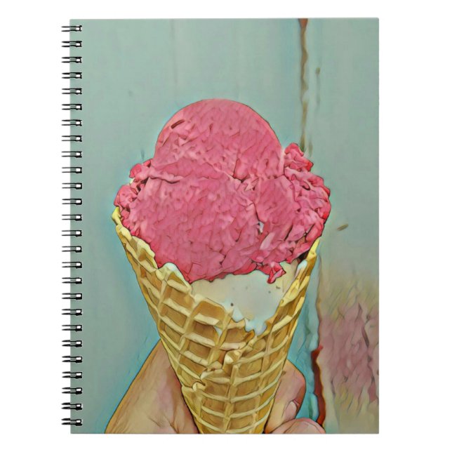 Carnet Cadeau d'anniversaire de glace (Devant)
