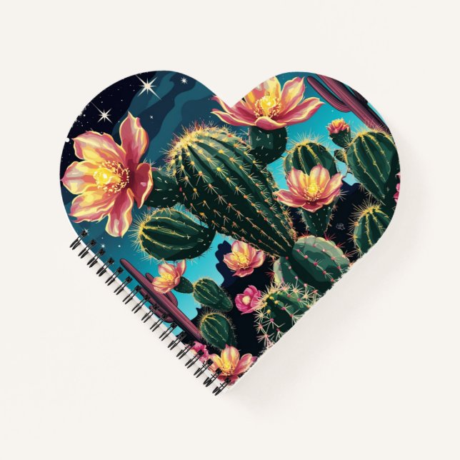 Carnet Cadeau de cactus nocturne (Devant)
