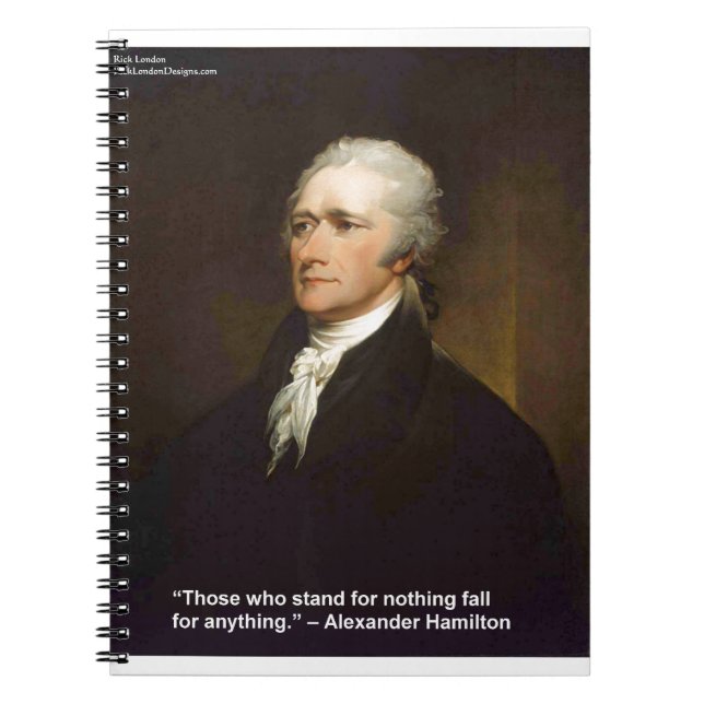 Carnet Cadeau de citation de Hamilton Tombe Pour N'import (Devant)