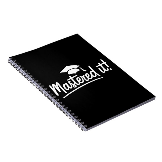 Carnet Cadeau de fin d'études de master Maîtrisé  (Côté Droit)