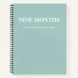 Carnet Cadeau de grossesse élégant minimaliste moderne me