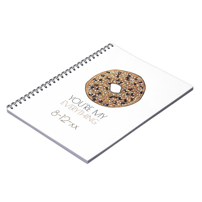 Carnet Cadeau de Mariage Tout Bagel pour les Amoureux de  (Côté gauche)