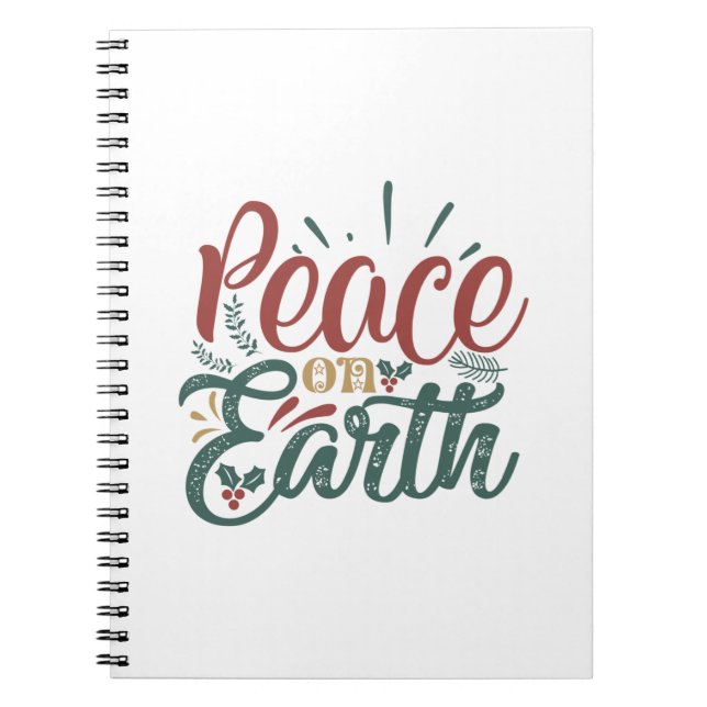 Carnet Cadeau de Noël | Paix sur Terre (Devant)