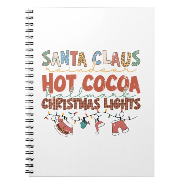 Carnet Cadeau de Noël Père Noël Claus (Devant)