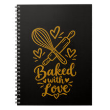 Cadeau de pâtissier mignon cuit avec amour