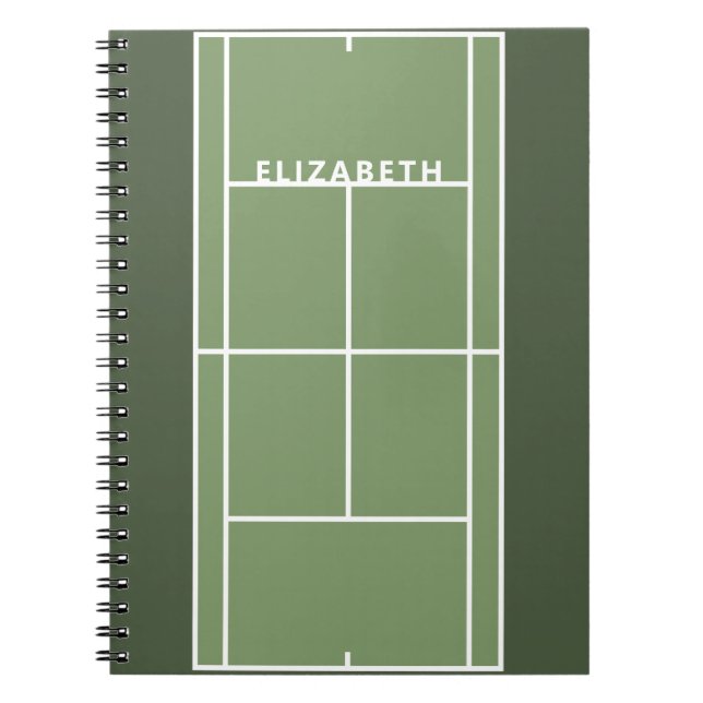 Carnet Cadeau de tennis personnalisé (Devant)