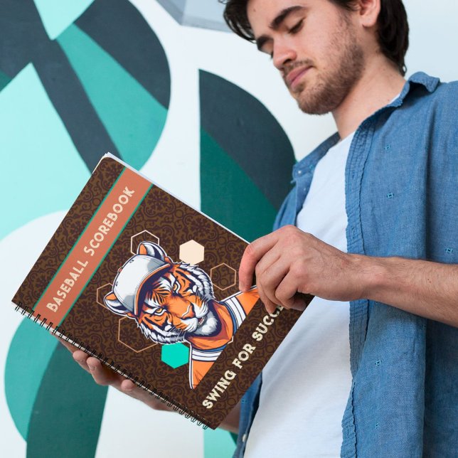 Carnet Cadeau de Tigre cool pour les joueurs de baseball  (Cool Tiger Gift for Baseball Players Lover Coaches)