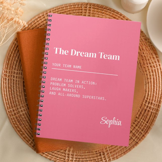 Carnet Cadeau de travail d'équipe de collaborateur d'entr (Créateur téléchargé)