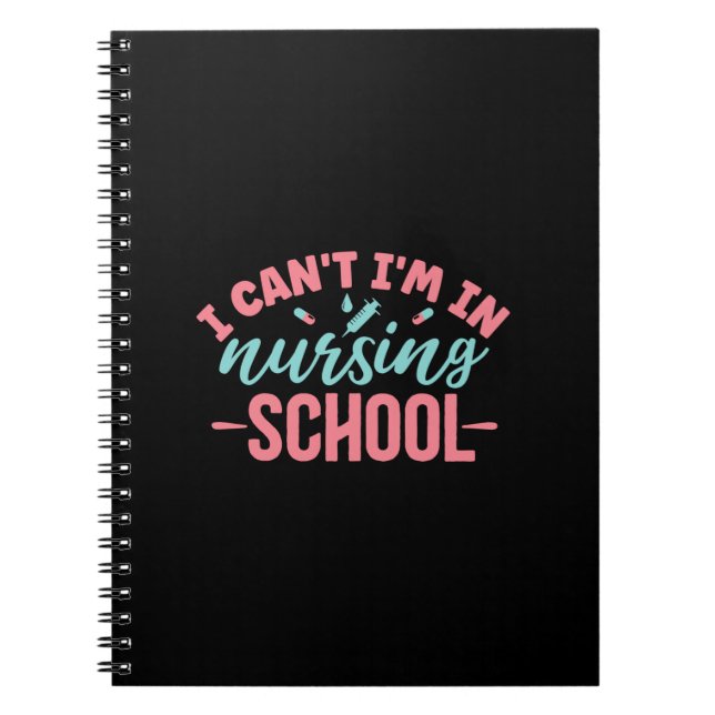 Carnet Cadeau d'infirmière | Je suis à l'école d'infirmiè (Devant)
