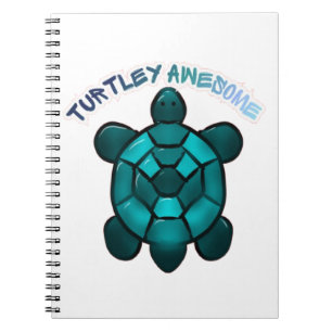Carnet Cadeau drôle d'animal Tortue Mignonne