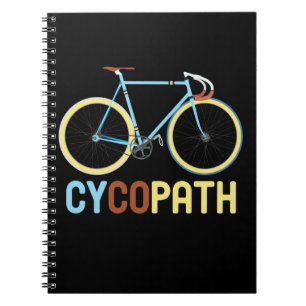 Carnet Cadeau drôle de cyclologue pour amateur de vélo cy
