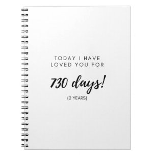 Carnet Cadeau du 2e anniversaire pour ami-garçon