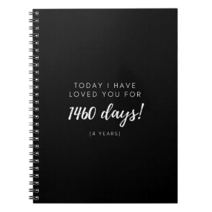 Carnet Cadeau du 4e anniversaire pour ami petit ami