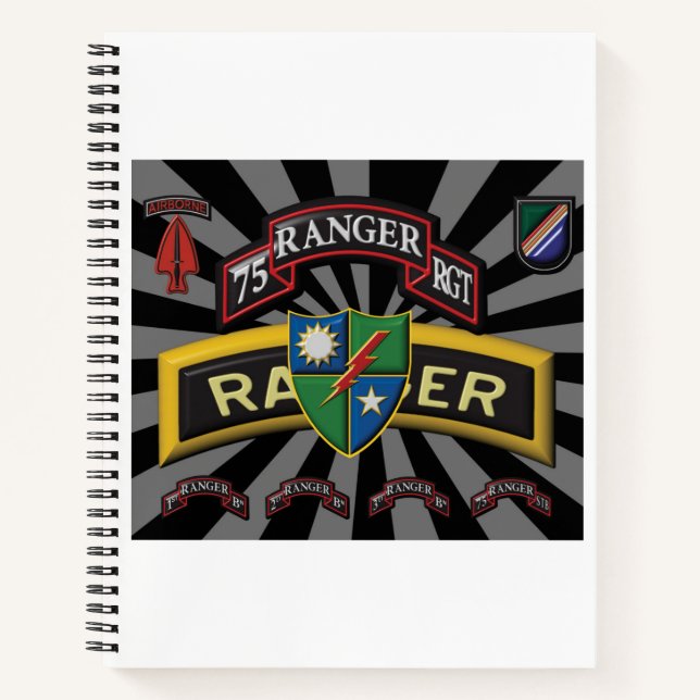 Carnet Cadeau du 75e régiment de Rangers (Devant)