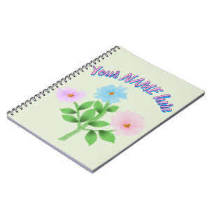 Carnet Cadeau floral personnalisé à l'aquarelle