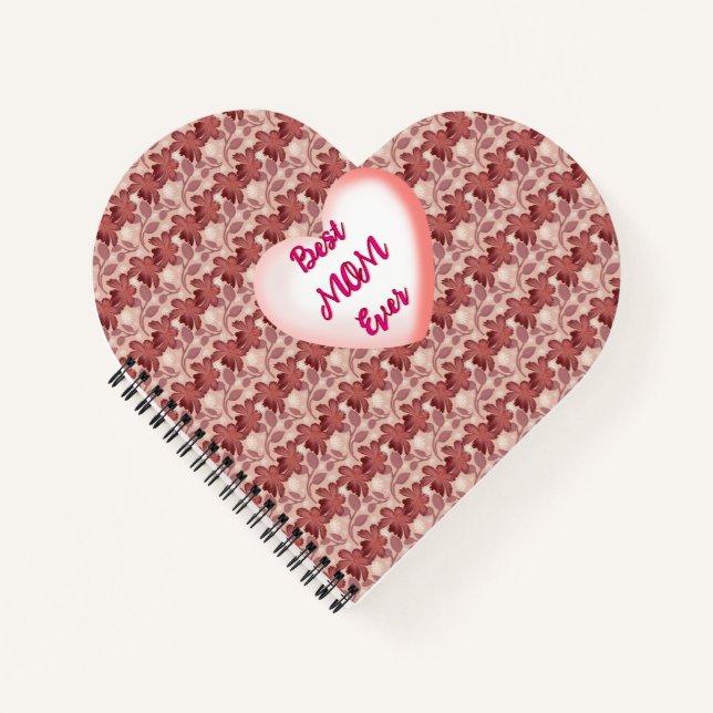 Carnet Cadeau floral personnalisé et sur mesure pour mama (Devant)