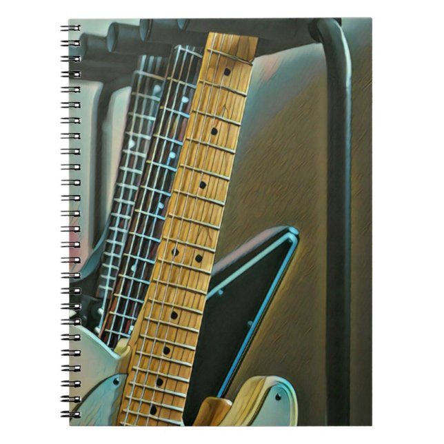 Carnet cadeau guitare pour fête des pères (Devant)