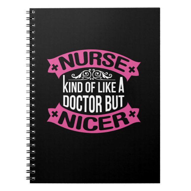 Carnet Cadeau infirmière | Infirmière Comme Un Docteur (Devant)