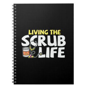 Carnet Cadeau infirmière Vivre La Vie Scrub