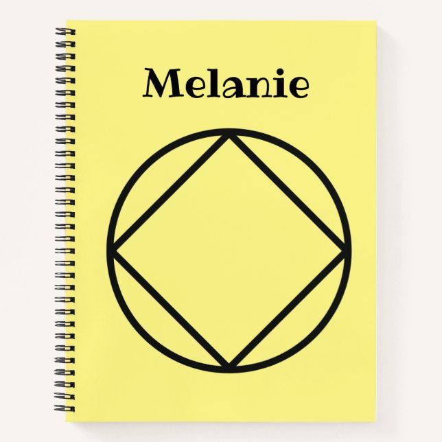 Carnet Cadeau NA personnalisé N'importe quel nom, mot ou  (Devant)