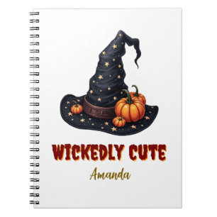 Carnet Cadeau personnalisé de Halloween méchamment mignon
