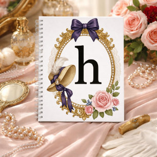 Carnet Cadeau personnalisé de professeur initial H Régenc