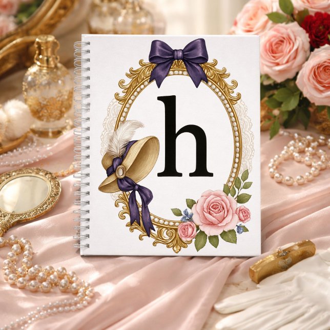 Carnet Cadeau personnalisé de professeur initial H Régenc (Créateur téléchargé)