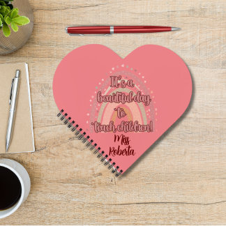 Carnet Cadeau Personnalisé Une Belle Journée pour Enseign