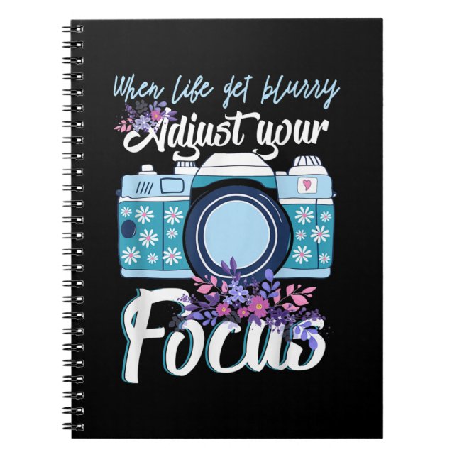 Carnet Cadeau photographe - Photographie de caméra (Devant)